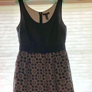 Banana Republic black and white dress